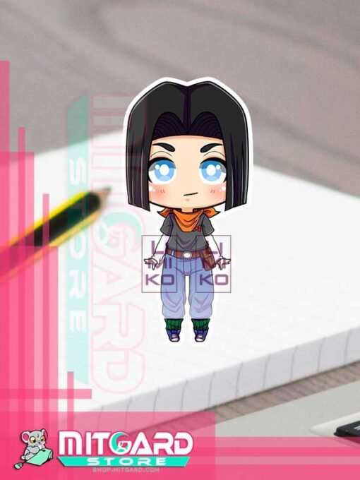 Android 17 Sticker DRAGON BALL - Chinchi-ya store