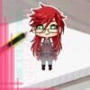 Grell Sutcliff Sticker BLACK BUTLER Limiko