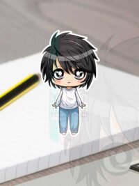 L Lawliet Sticker DEATH NOTE Limiko
