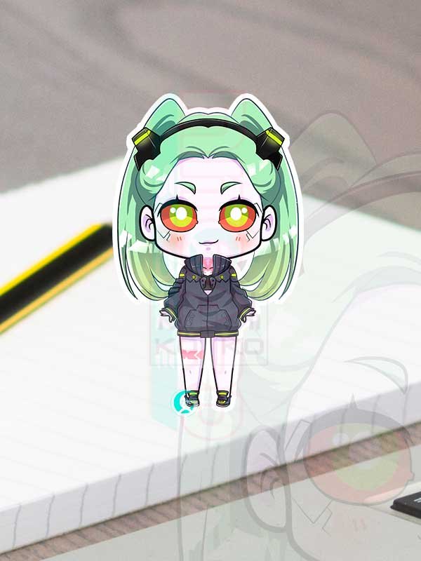 Rebecca Sticker CYBERPUNK EDGERUNNERS Limiko
