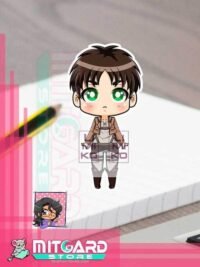 ATTACK ON TITAN Eren Jaeger Sticker vinil adhesive anime by Limiko’s Art - 1