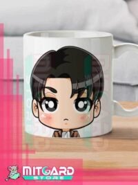 ATTACK ON TITAN - Levi Ackerman - Anime white mug 11 onz - 1