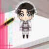 ATTACK ON TITAN Levi Ackerman-V2 Sticker vinil adhesive anime by Limiko’s Art - 1