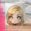 AVENGERS - Captain Marvel - Anime white mug 11 onz - 1
