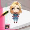AVENGERS Captain Marvel Sticker vinil adhesive anime by Limiko’s Art - 1