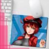 CELLS AT WORK! RedBlood Cell-V2 Mousepad Standard Size desk pad - 1