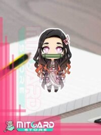 DEMON SLAYER: KIMETSU NO YAIBA Nezuko Kamado Sticker vinil adhesive anime by Limiko’s Art - 1