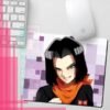 DRAGON BALL SUPER Android 17-V2 Mousepad Standard Size desk pad - 1