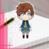 FANTASTIC BEAST Newt Scamander Sticker vinil adhesive anime by Limiko’s Art - 1
