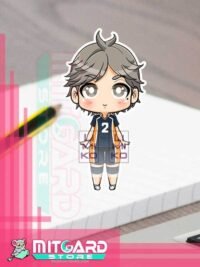 HAIKYUU!! Kōshi Sugawara Sticker vinil adhesive anime by Limiko’s Art - 1