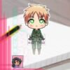 HETALIA Arthur Kirkland Sticker vinil adhesive anime by Limiko’s Art - 1