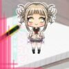 MY HERO ACADEMIA Toga Himiko Sticker vinil adhesive anime by Limiko’s Art - 1