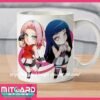 NARUTO - Sakura Haruno and Hinata Hyuga - Anime white mug 11 onz - 1