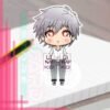 NEON GENESIS EVANGELION Kaworu Nagisa Sticker vinil adhesive anime by Limiko’s Art - 1