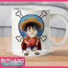 ONE PIECE - Luffy - Anime white mug 11 onz - 1