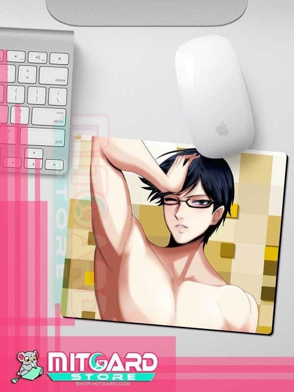 SAKAMOTO DESU GA? Sakamoto Mousepad Standard Size desk pad - 1