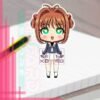 SAKURA CARD CAPTOR Sakura Kinomoto Sticker vinil adhesive anime by Limiko’s Art - 1