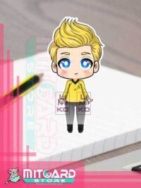 STAR TREK James T. Kirk Sticker vinil adhesive anime by Limiko’s Art - 1