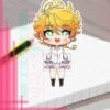 THE PROMISE OF NEVERLAND Emma Sticker vinil adhesive anime by Limiko’s Art - 1
