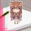 THE RISING OF THE SHIELD HERO Raphtalia Sticker vinil adhesive anime by Limiko’s Art - 1