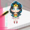 WONDER WOMAN Wonder Woman Classic Sticker vinil adhesive anime by Limiko’s Art - 1