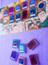 Alternative view of Magnetic TCG Acrylic Card Set – With Magnetic Playmat version white dragon set